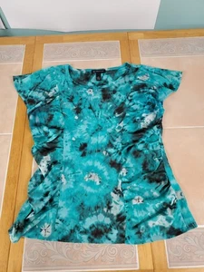 INC International Concepts Damen 2X Batik Farben Bluse Top - Nylon - Bild 1 von 11