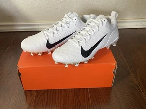 Nike Alpha Menace Pro 2 Low Football Cleats White MEN'S 9 CV6477 100 NEW - Picture 1 of 5