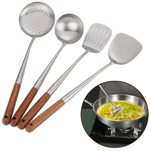 Cucchiaio zuppa skimmer mestolo finitura argento lavabile in lavastoviglie elega - Foto 1 di 21