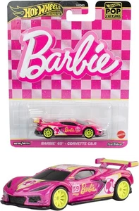 Mattel Hot Wheels Pop Culture Barbie 65th Anniversario Corvette C8.R Toy Mini - Foto 1 di 7