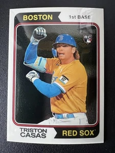 Triston Casas 2023 Topps Heritage #587 Chrome /999 Rookie - Foto 1 di 2