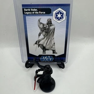 Star Wars Miniaturen WOTC Darth Vader Legacy of the Force 12/40 VR mit Karte - Bild 1 von 2