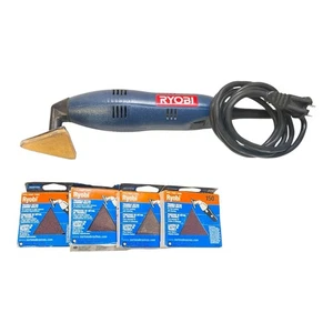 Ryobi Detail Sander DS1100 Corded + Sanding Pads - Picture 1 of 5