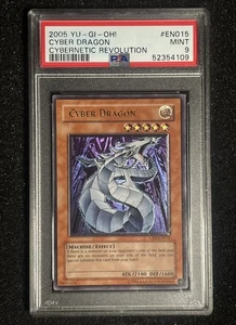Yugioh Cyber Dragon CRV-EN015 Unlimited Ultimate Rare PSA 9 EURO - Bild 1 von 2