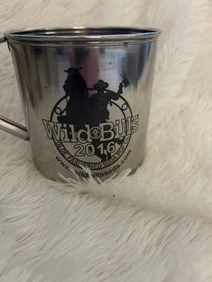 WIZARD WORLD COMIC CON Wild Bill's 2016 Old Fashioned Soda Stainless Steel Mugs  - Image 1 of 4