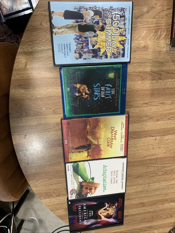 5 DVD Lot: American President, Adaptation, What Dreams, Fault in Our Stars, 500 - Image 1 of 1