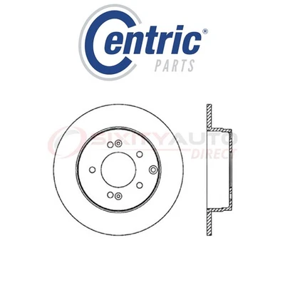 Centric C-TEK Disc Brake Rotor for 2014-2016 Kia Cadenza 3.3L V6 - Kit Set sm Foto 1 de 4