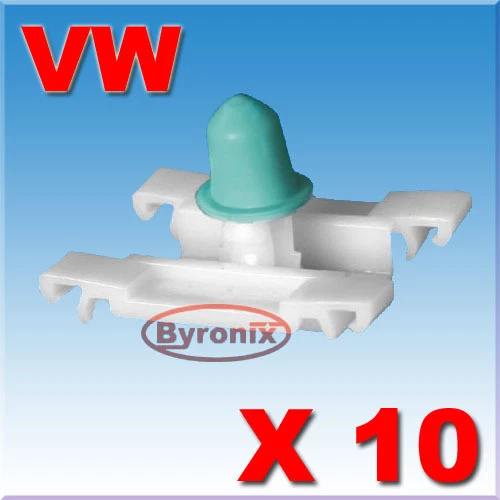 VW VOLKSWAGEN GOLF MK3 DOOR TRIM BUMPSTRIP CLIPS X10 S - Image 1 of 1