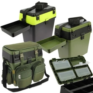 NGT Fishing Seat Box Rucksack For Sea Coarse Fishing Seat Back Pack Ruck Sack  - Picture 1 of 36