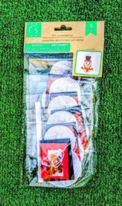 DIY Crafter’s Square Do-it-Yourself Snowman Felt Christmas Ornament 5-Pc Set NIP - Picture 1 of 1