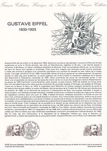 Document Philatélique 1er Jour : 45 1982 - Gustave Eiffel - Picture 1 of 1