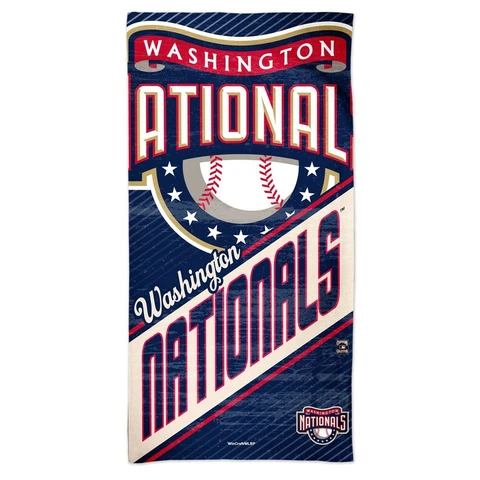 WASHINGTON NATIONALS COOPERSTOWN RETRO LOGO 30"X60" SPECTRA BEACH TOWEL WINCRAFT Cover