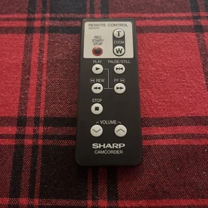Sharp Viewcam VL-E37U 8mm Video8 Camcorder VCR Remote Only New - Picture 1 of 2