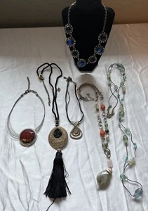 Lot of 6 Chico’s Necklaces - Picture 1 of 12