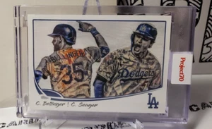 Bellinger Seager 2021 Topps Project 70 #104 🔥 Lauren Taylor 🔥 Dodgers - Picture 1 of 2