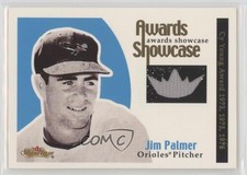 2001 Fleer Showcase Awards Showcase Materials /100 Jim Palmer HOF