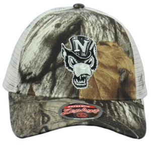 NCAA Zephyr Nevada Wolf Pack Mesh Camo Two Tone Curved Bill Snapback Hat Cap - Picture 1 of 3