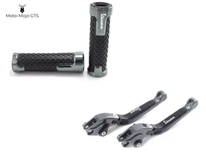 Juegos de empuñadura y palanca plegable Vespa GTS GTV GT titanio/gris 125 200 250 300 - Imagen 1 de 3