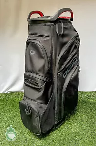 Used Callaway 2024 Ogio Woode Black/Red 15-Way Cart Bag - Picture 1 of 7