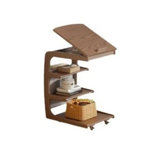 Massivholz Sofa beweglich mit Rollen Schrank Nachtregal Haushalt Couchtisch - Bild 1 von 18