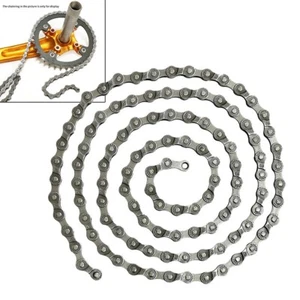 MTB Road Bike Bicycle Replacement Steel Chain 6/7/8 Speed 110 Knots 290g - Picture 1 of 13