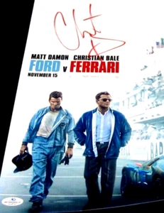Christian Bale signiert 12x18 Poster Foto Ford vs. Ferrari Beckett mit COA - Bild 1 von 4