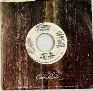 The Beach Boys - Lady Lynda - 7" Caribou Records 45 rpm - W/L Promo Misprint VG+ - Picture 1 of 4