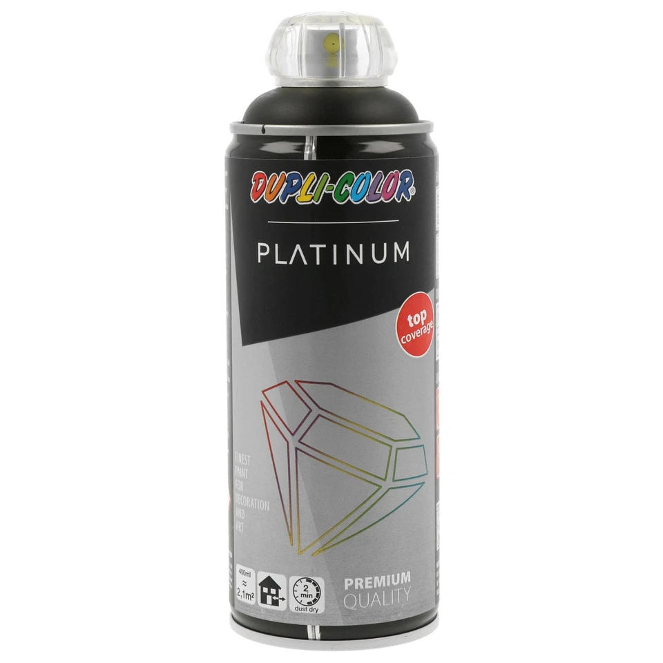 DupliColor Platinum RAL 9005 tiefschwarz seidenmatt (400ml) - Bild 1 von 1