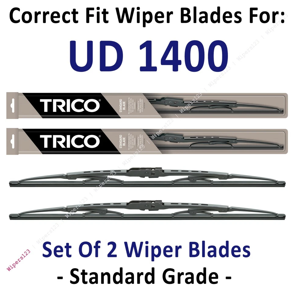 Wiper Blades 2 件装标准 - 适合 1994 - 2008 UD 1400 - 30200x2 — 第 1/1 张图片
