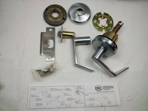 STANLEY QCL230E626S4478S COMMERCIAL GRD. 2, SATIN CHROME PASSAGE DOOR LEVER NEW - Picture 1 of 10