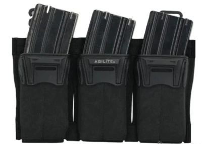 Agilite Pincer™ Placard Multi-Caliber Triple Mag Pouch Magazine Pouch Black