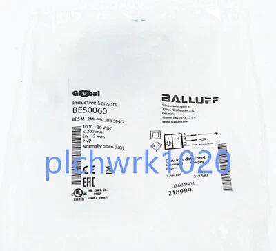 1 PCS NEW IN BOX Balluff Proximity Switch BES0060 BES M12MI-PSC20B-S04G - Image 1 of 4