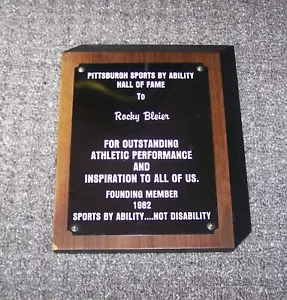 Pittsburgh Steelers Rocky Bleier Presentation Plaque 10 X 8 Inches T 10 - Picture 1 of 1