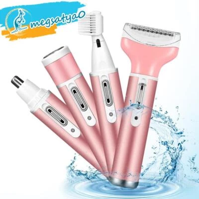 5 in 1 Women Electric Shaver Hair Remover Trimmer Body Face Leg Bikini Armpit - image 1 of 4