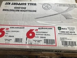 Selkirk PN 206430 6T-WSK 6T Kit Supporto a Parete Tubo Camino 6 Pollici, Spedizione Gratuita - Foto 1 di 3