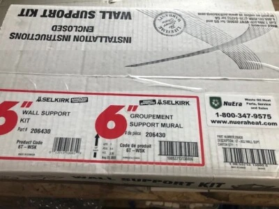 Selkirk PN 206430 6T-WSK 6T Kit de Soporte de Pared Chimenea Tubo 6 Pulgadas, Envío Gratis Foto 1 de 3