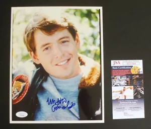 *JSA CERT* MATTHEW BRODERICK SIGNED Young & Smiling Ferris Bueller 8x10 Color! - Picture 1 of 5
