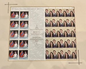 Prince William & Princess Kate Stamps AS NEW - Picture 1 of 5