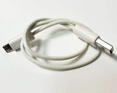 Cable de sincronización de carga/datos Logitech para puertos de carga micro USB - blanco Foto 1 de 4