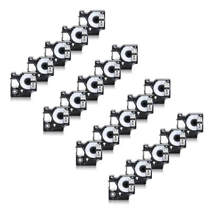20PK 12mm Laminated Label Maker Tape fit for Dymo D1 LabelManager Wireless PnP - Picture 1 of 12