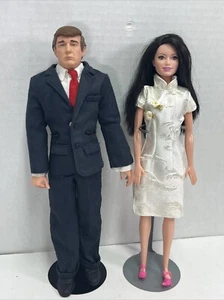 President Donald J. Trump * Talks* & First Lady Melania Action Figures - Picture 1 of 4