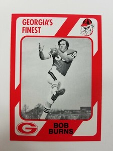 Bob Burns 1989 Collegiate Collection card UGA Georgia Bulldogs Football Dawgs NM