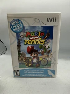 NINTENDO WII MARIO POWER TENNIS COMPLETE GAME WITH MANUAL - Picture 1 of 3