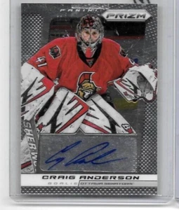 Autógrafo Craig Anderson 2013-14 certificado Panini Prizm - Imagen 1 de 1