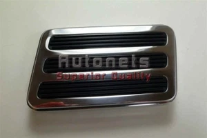 Pedal rectangular de pastilla de freno de aluminio pulido Chevy Ford Mopar Hot Rat Street Rod - Imagen 1 de 4