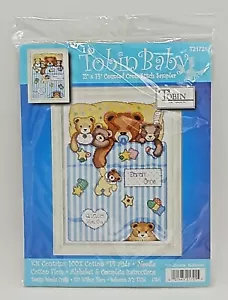 Tobin Baby 11 Zoll x 14 Zoll gezähltes Kreuzstich-Probenehmer T21721 - Bild 1 von 2