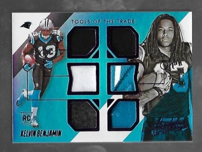 KELVIN BENJAMIN 2014 Panini Absolute Tools of the Trade Rookies Purple /20 CRKB - Image 1 of 2
