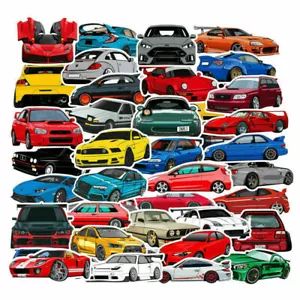 100PCS JDM Stickers Pack Car Motorcycle Racing Motocross Helmet Laptop Decal Lot - Picture 1 of 12