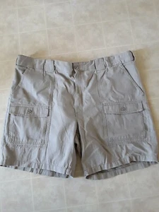 Pantaloncini cargo kaki inglesi da uomo Foundry nuovi taglia 52 100% cotone NUOVI - Foto 1 di 4