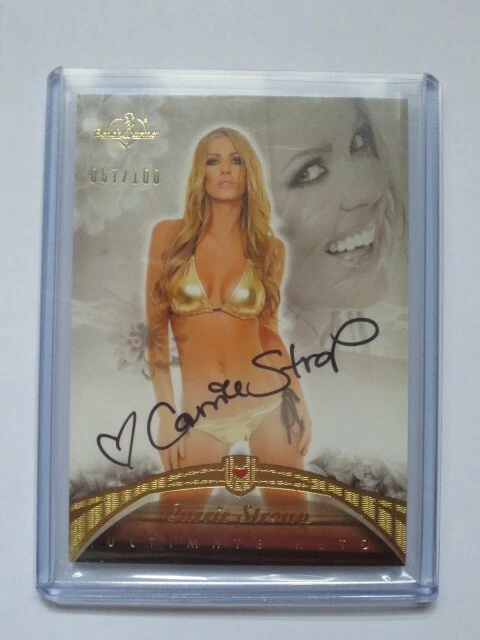 Benchwarmer Ultimate 2009 - Carrie STROUP - autographe /100 playmate - Photo 1/1